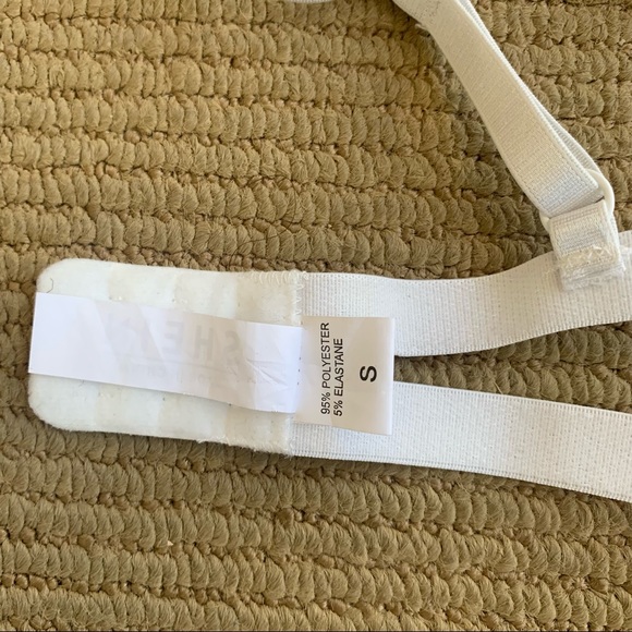 $5 Add On - White Shein Bralette Size S - Picture 4 of 4